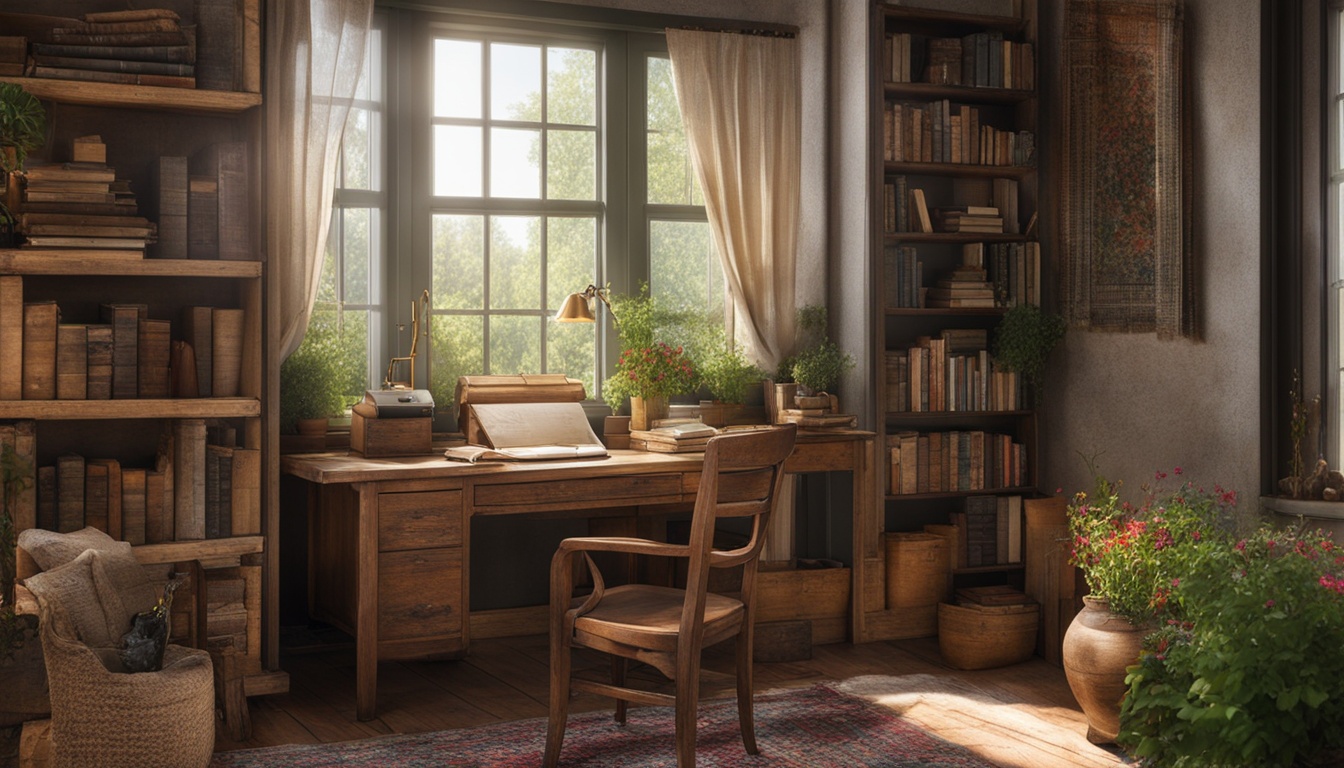 Create a Cottagecore-Inspired Home Office That Boosts Productivity