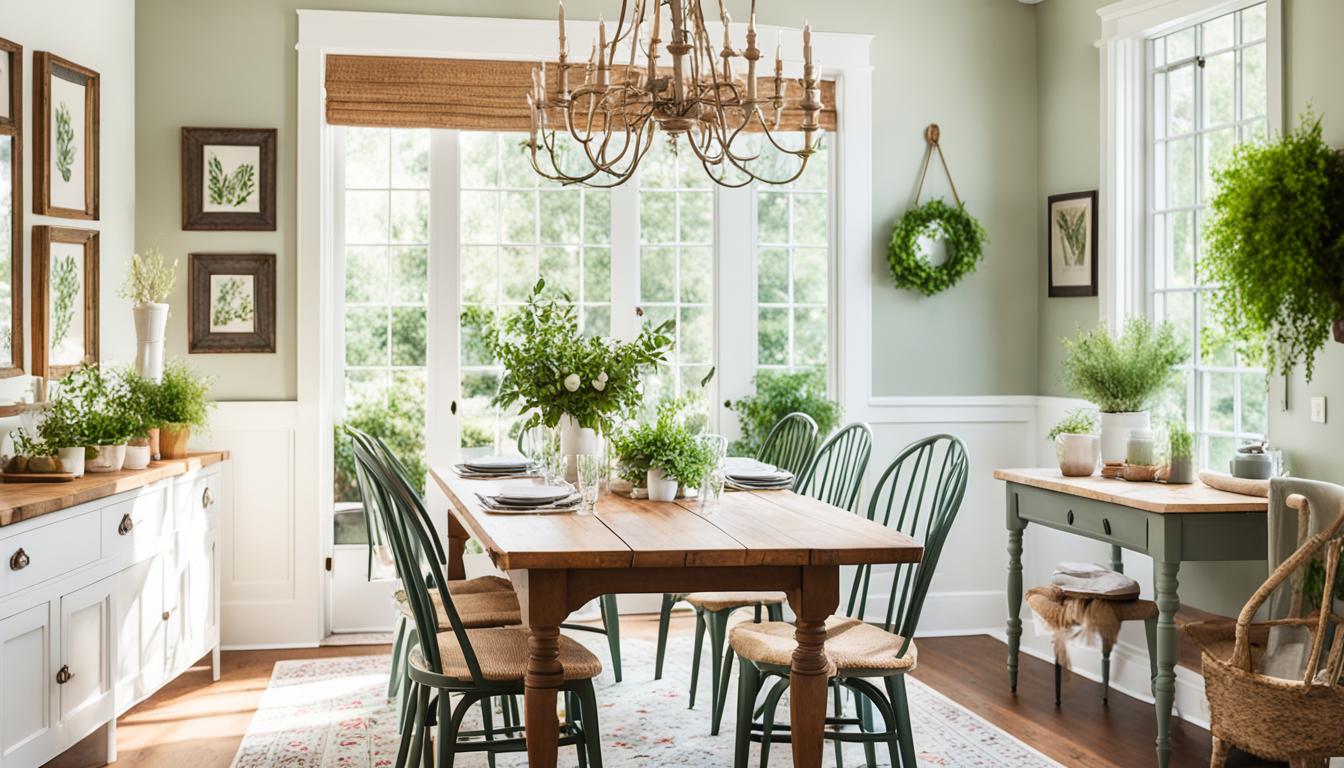 How to Achieve a Cottagecore Dining Room Without Sacrificing Modern Comforts