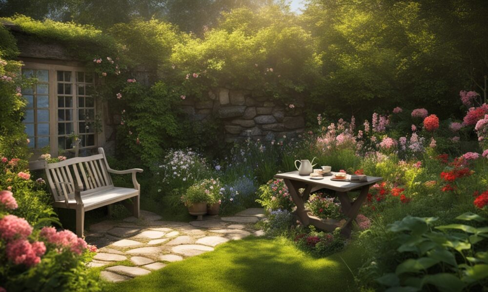 How to Create a Cottagecore-Inspired Garden Nook Without a Green Thumb