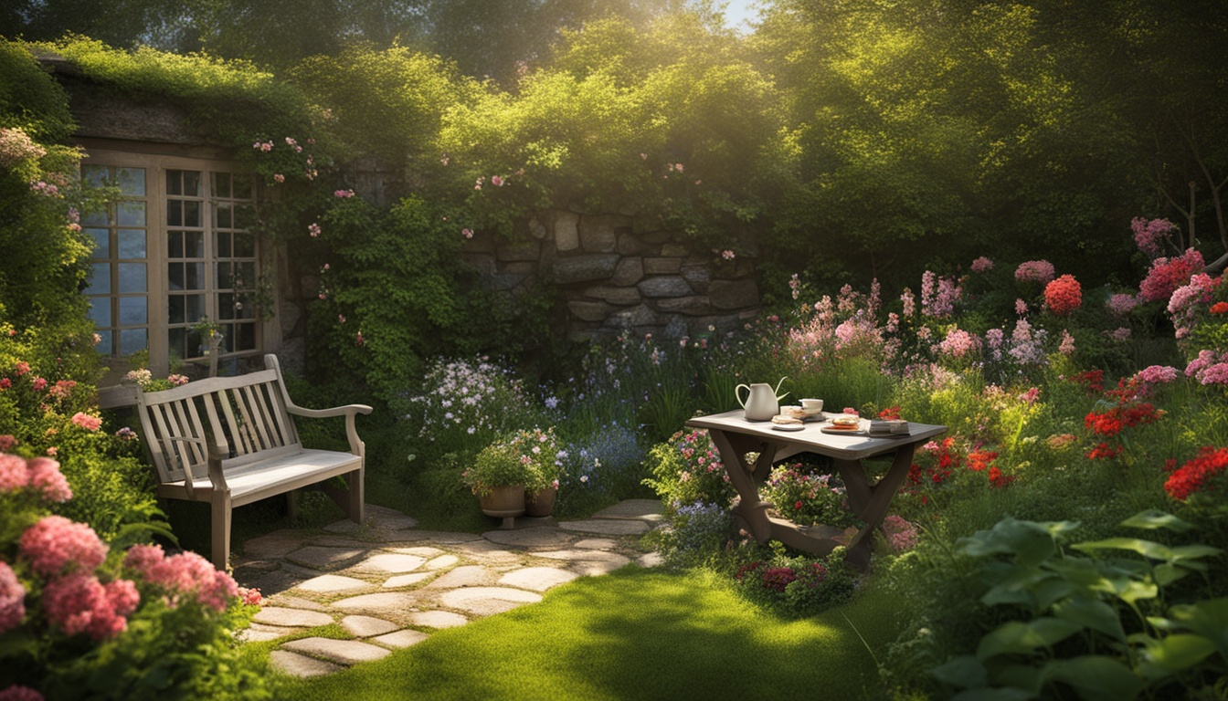 How to Create a Cottagecore-Inspired Garden Nook Without a Green Thumb