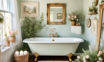 How to Style a Cottagecore Bathroom with Natural Elements in Just One Weekend