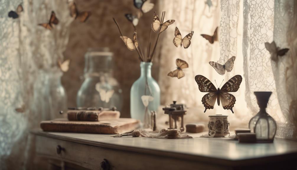 antique butterfly collection process