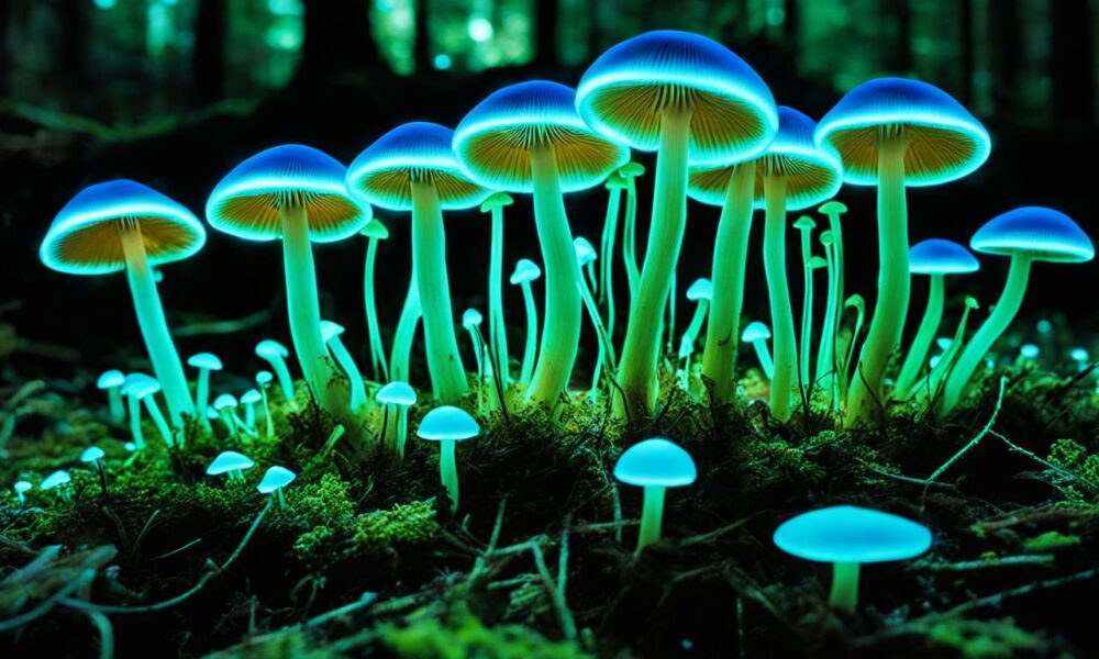 bioluminescent mushrooms