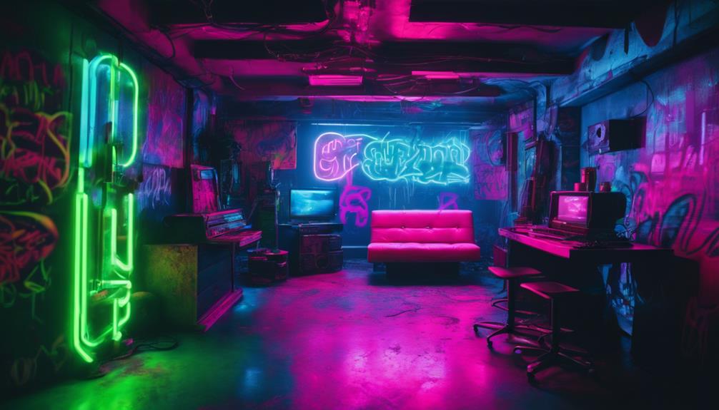 budget friendly cyberpunk lighting ideas