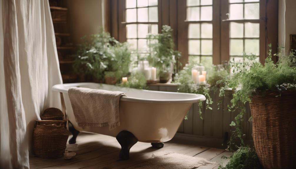 cottagecore bathroom weekend makeover