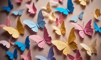 diy paper butterfly decor