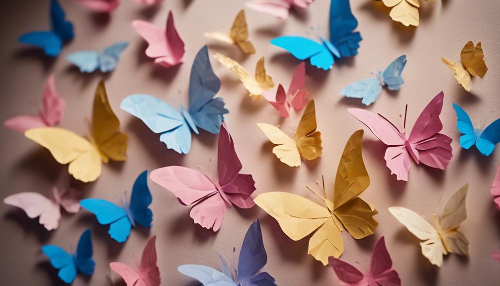 diy paper butterfly decor