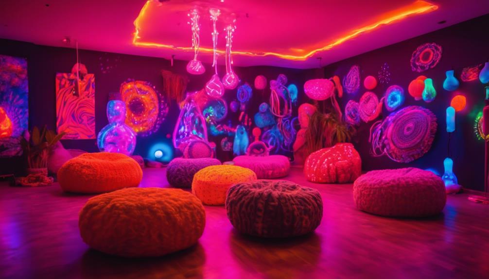 psychedelic room decoration ideas