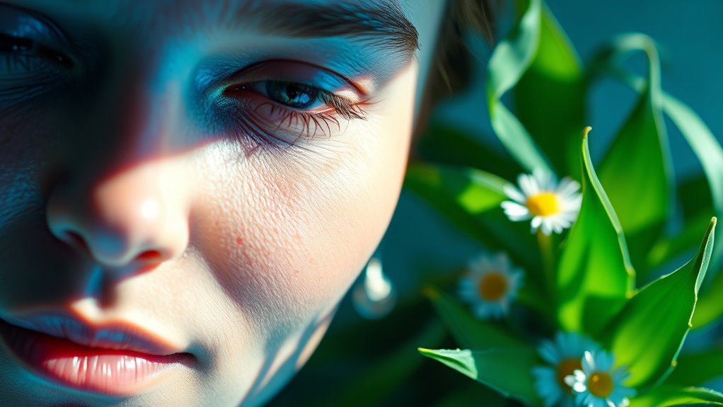 blue light accelerates skin aging