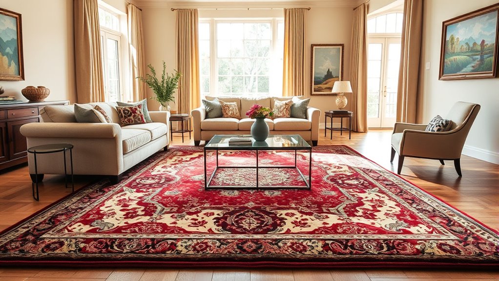 choose rug size wisely