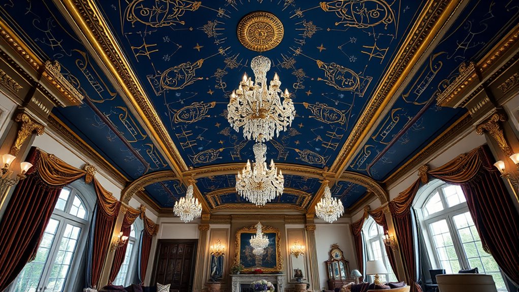 elevate ceilings with contrast