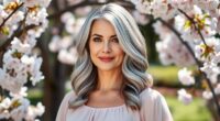 embracing silver hair elegance