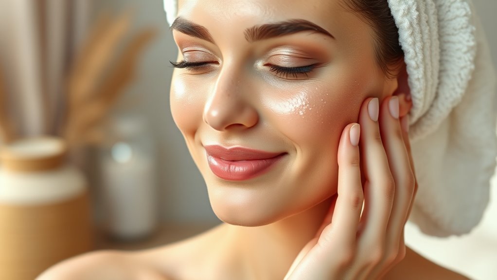 home collagen boosting facial massage