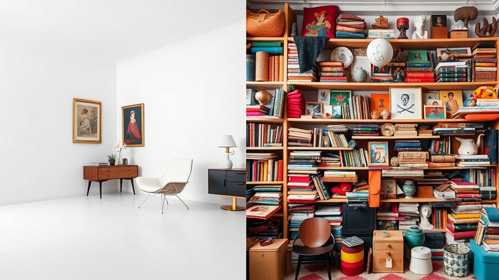 minimalist vs maximalist styles