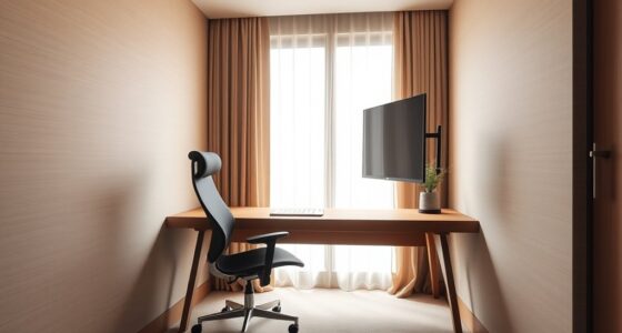 stylish ergonomic home workspace