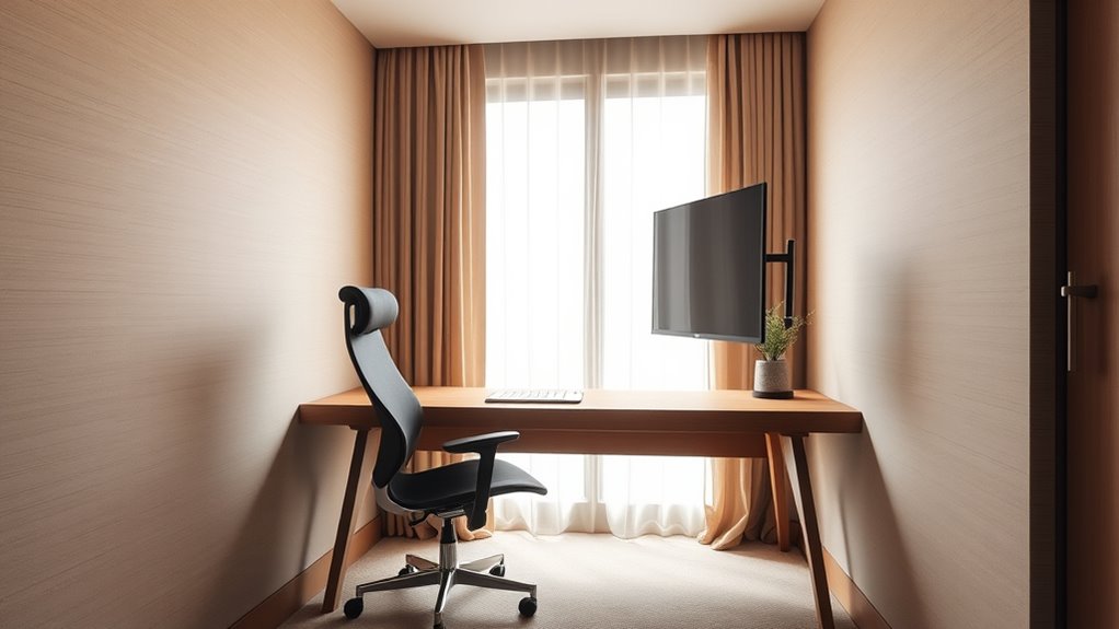 stylish ergonomic home workspace