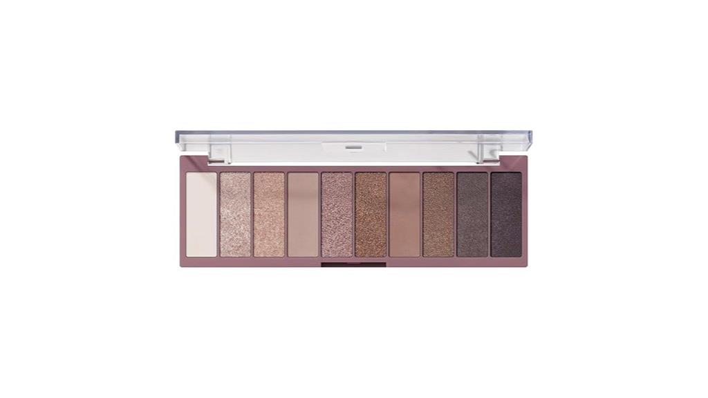 10 shade pigmented eyeshadow palette