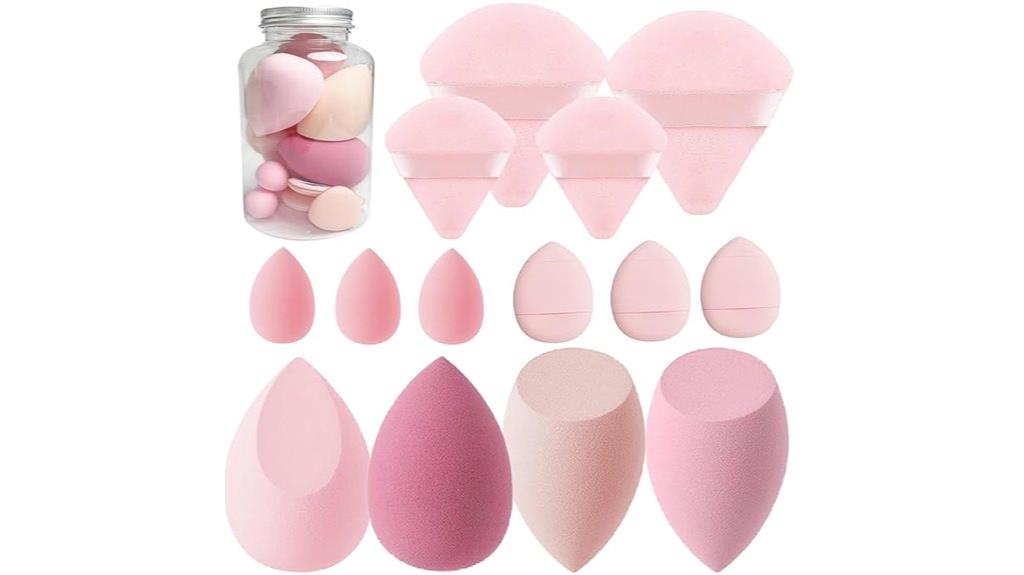 14 piece makeup sponge set