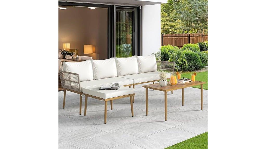 6 piece outdoor sectional