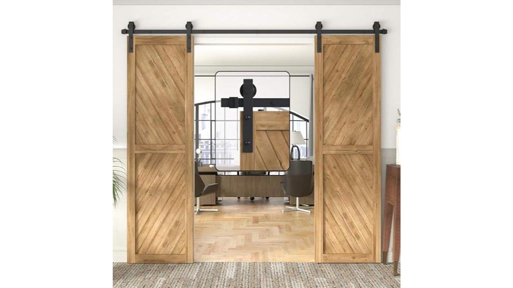 8 foot barn door hardware