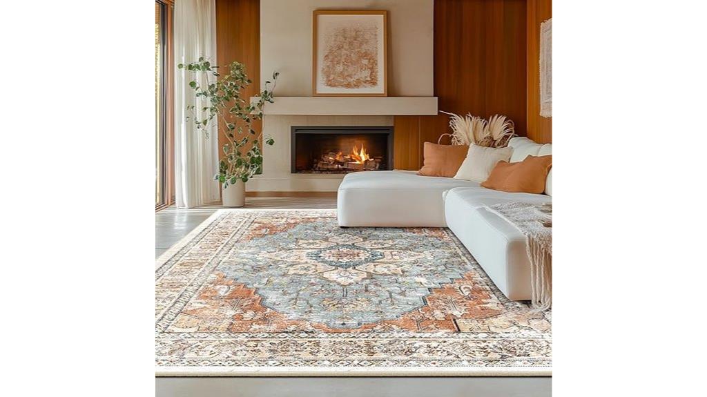 8x10 washable living room rug