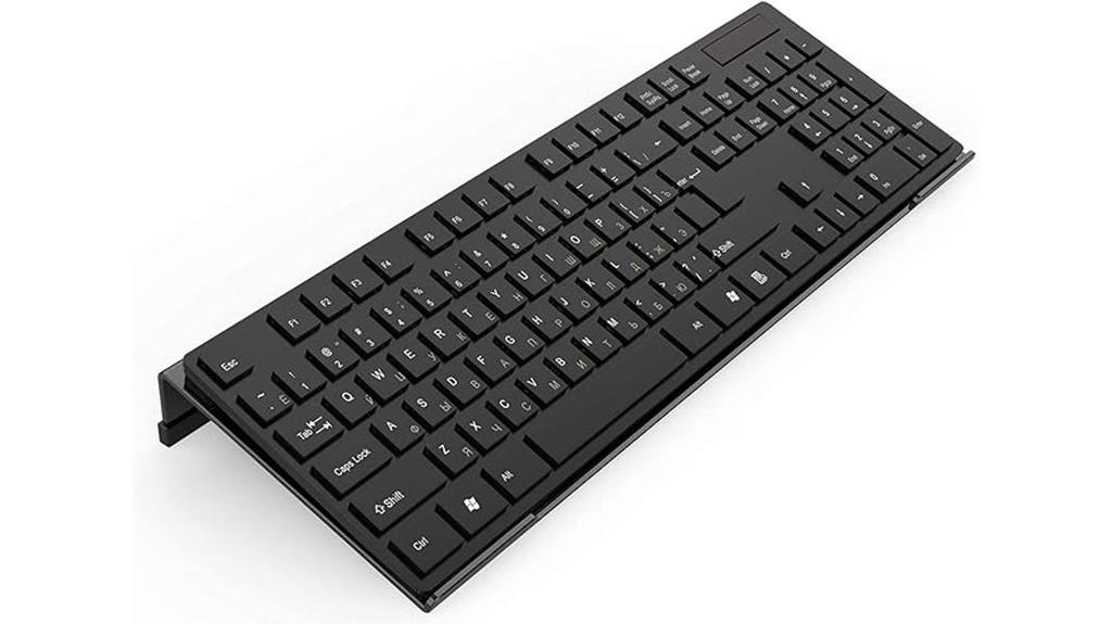 acrylic tilted keyboard stand