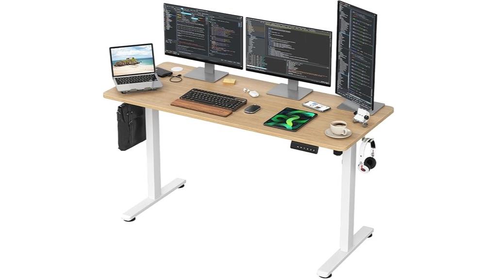 adjustable electric sit stand desk