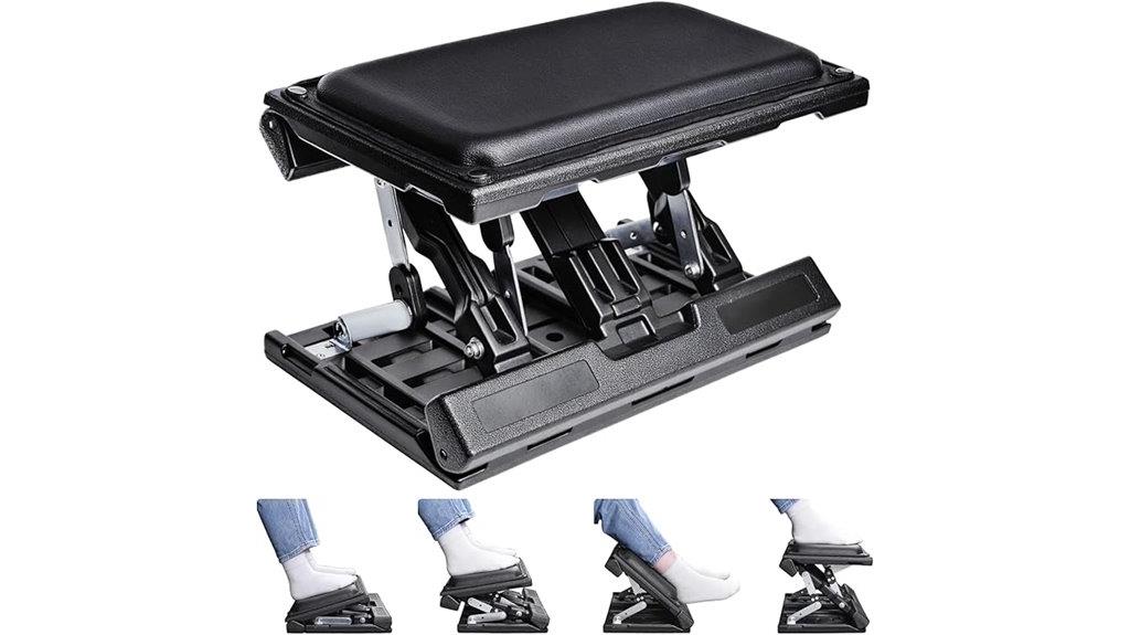 adjustable ergonomic desk footrest