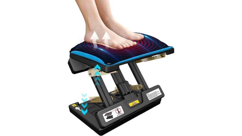 adjustable foldable footrest with cloth