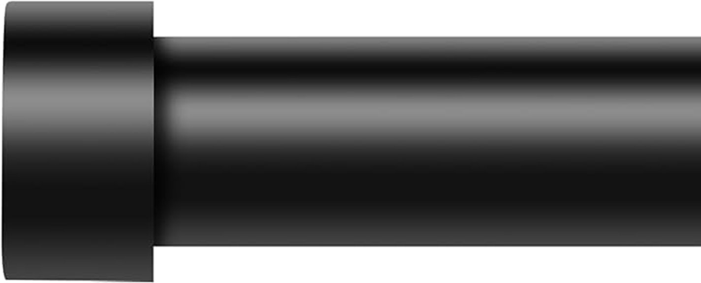 adjustable large window curtain rod