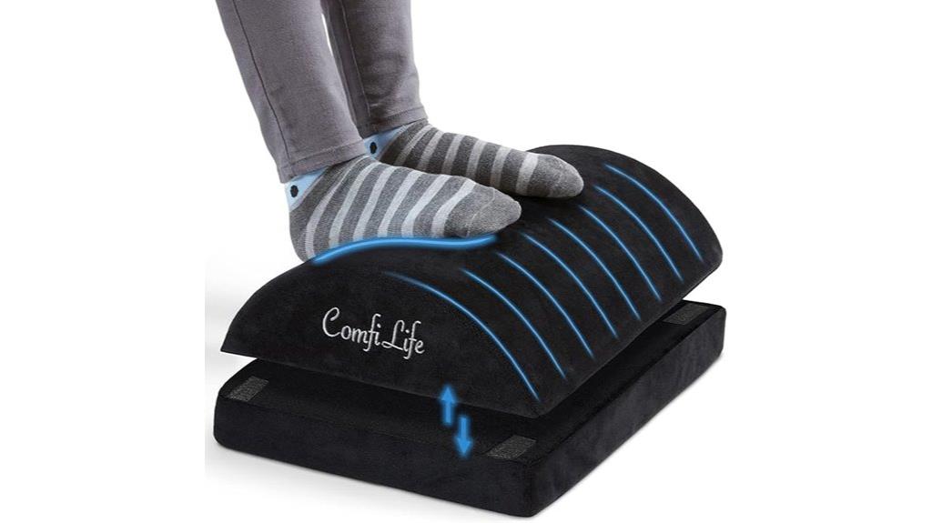 adjustable memory foam footrest