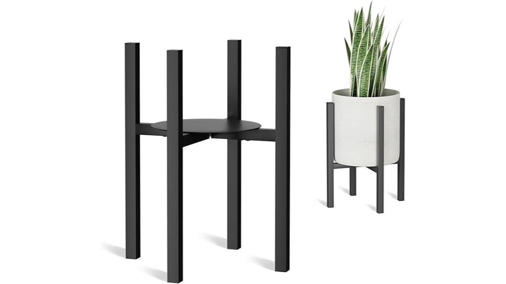 adjustable metal plant stand