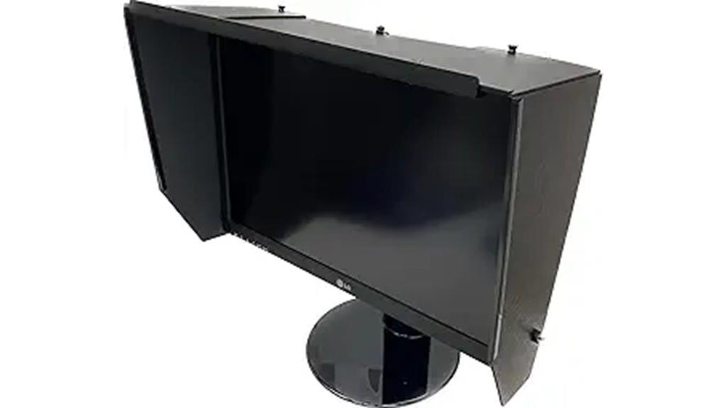 adjustable privacy monitor hood