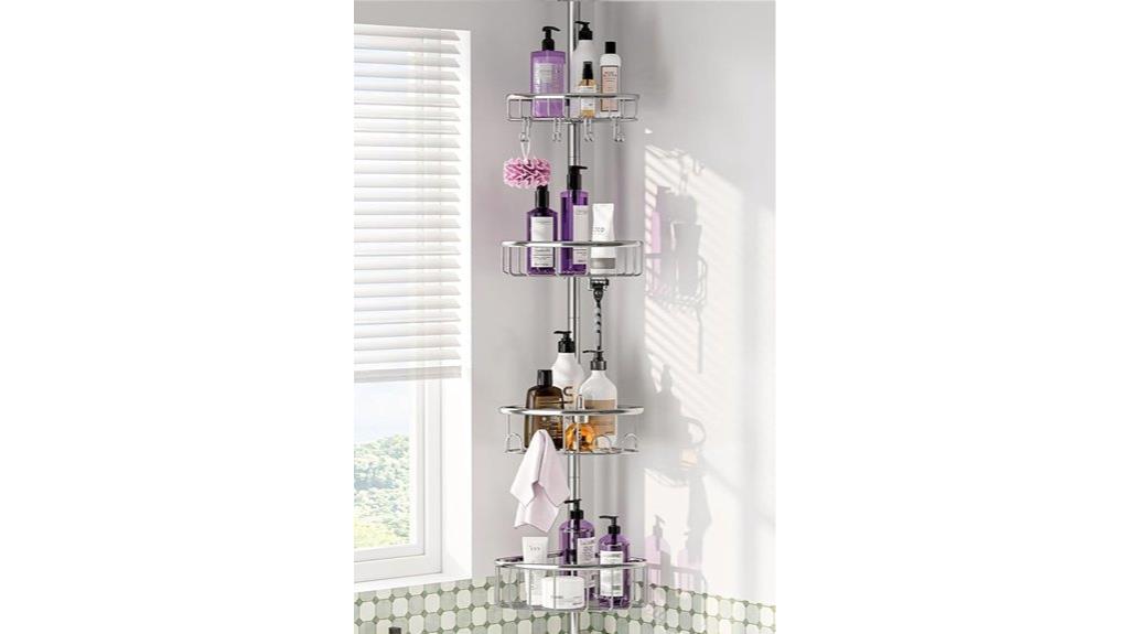 adjustable stainless steel organizer