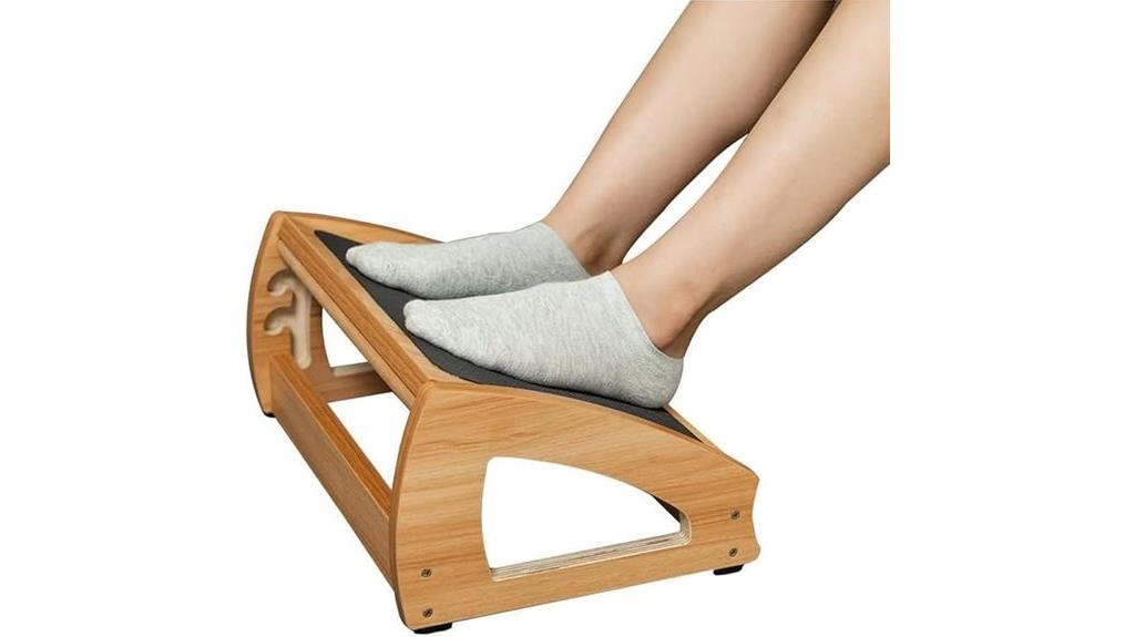adjustable under desk footrest
