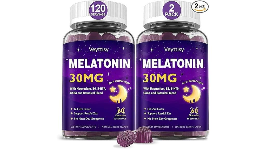 adult melatonin gummy supplement