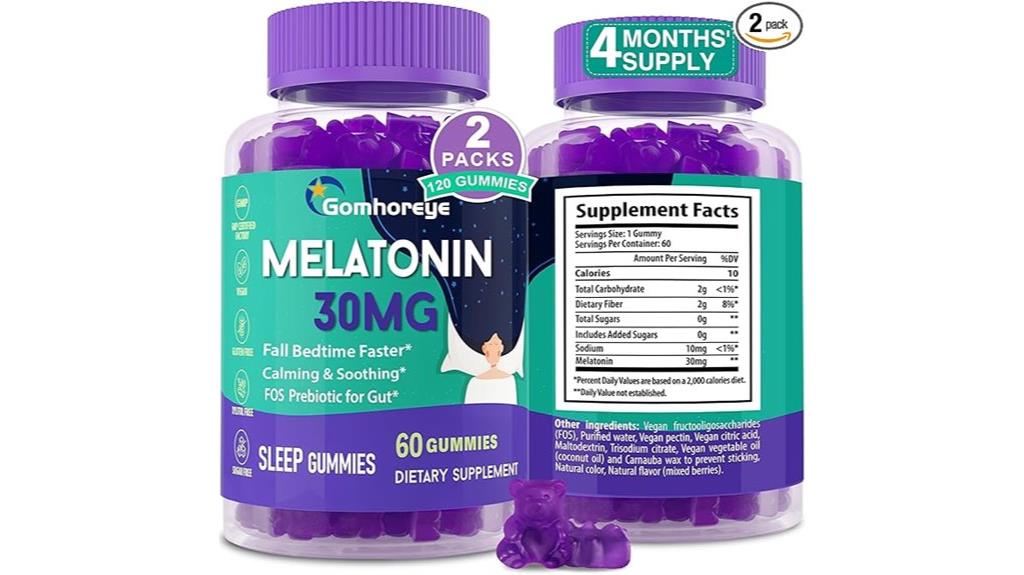 adult melatonin gummy supplements