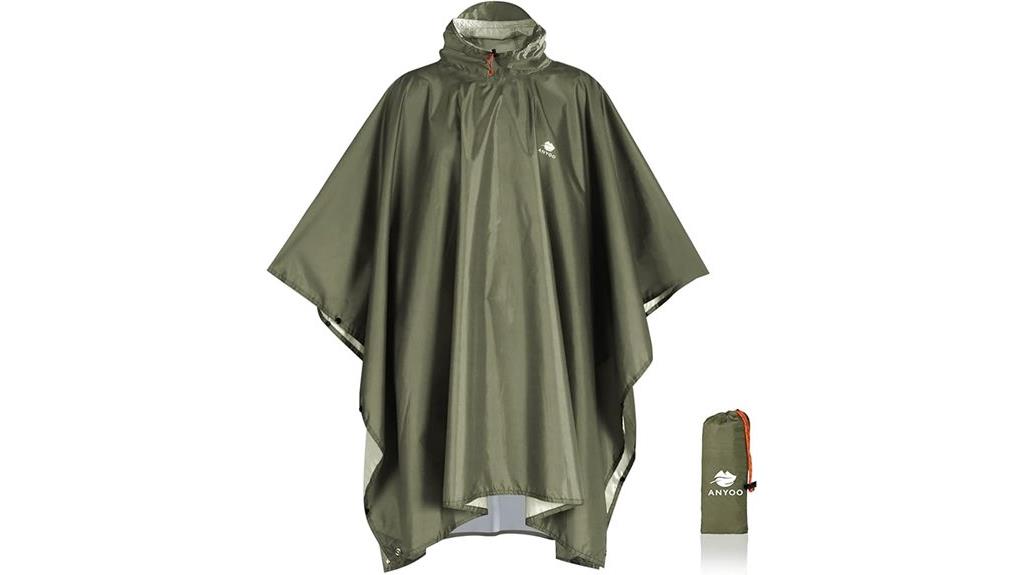 adult waterproof rain poncho
