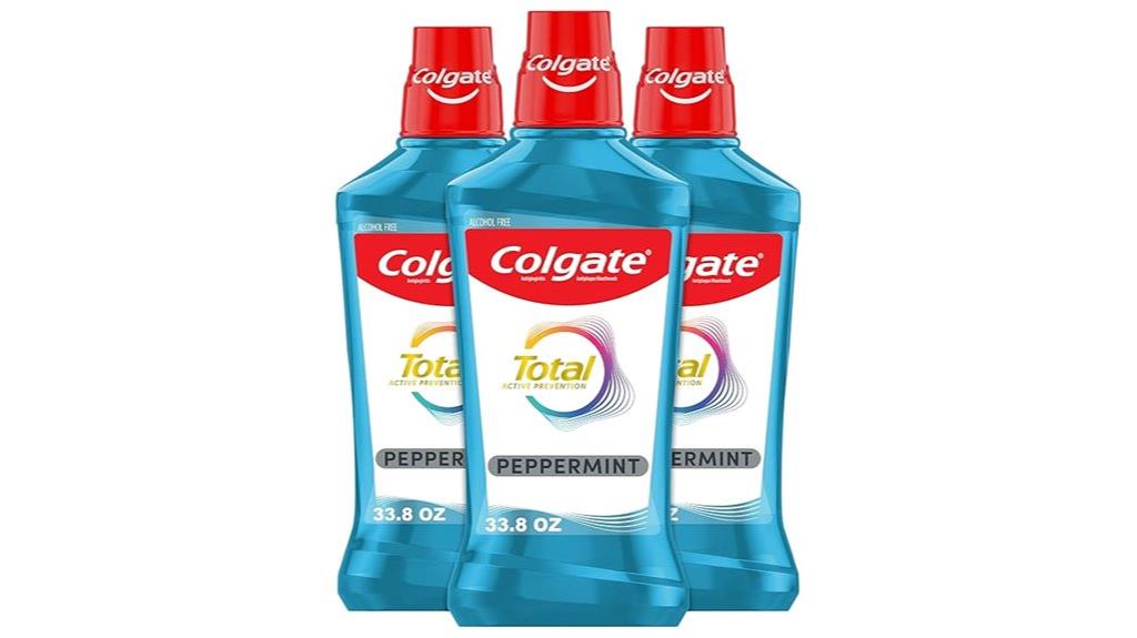 alcohol free peppermint mouthwash