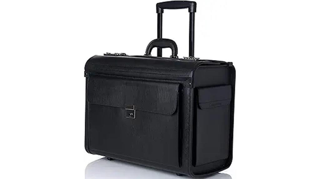 alpine swiss rolling briefcase