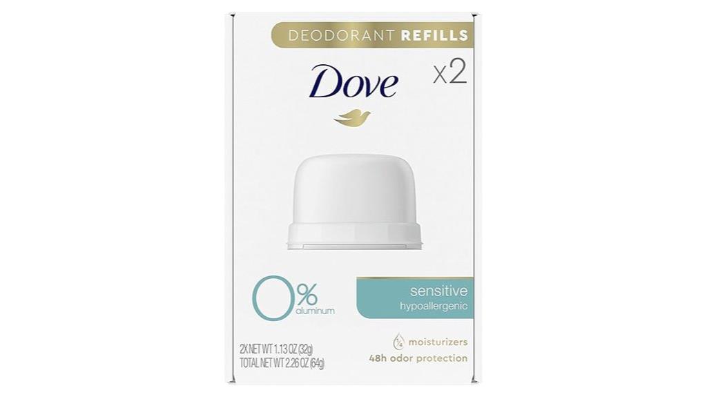 aluminum free deodorant refill kit