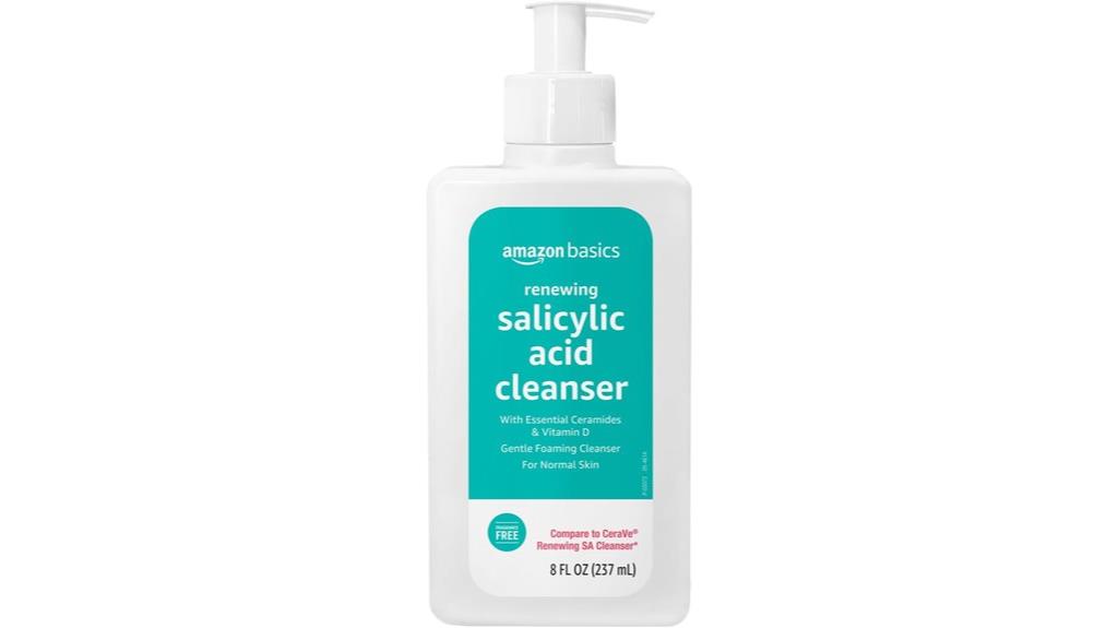 amazon basics salicylic face wash