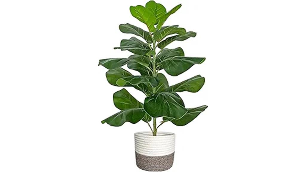 artificial fiddle leaf tree