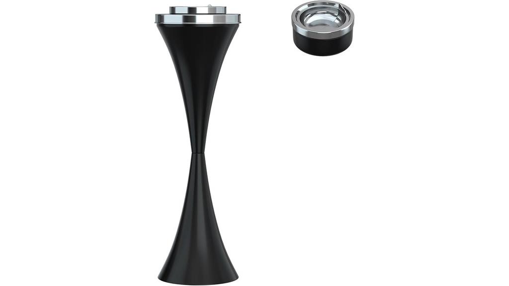 ashtray with cigar holder