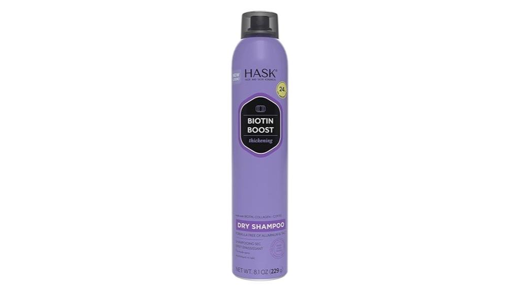 biotin rich dry shampoo
