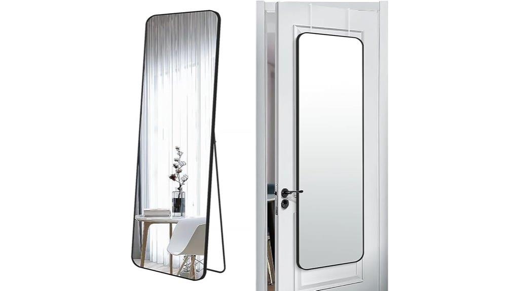 black full length mirror