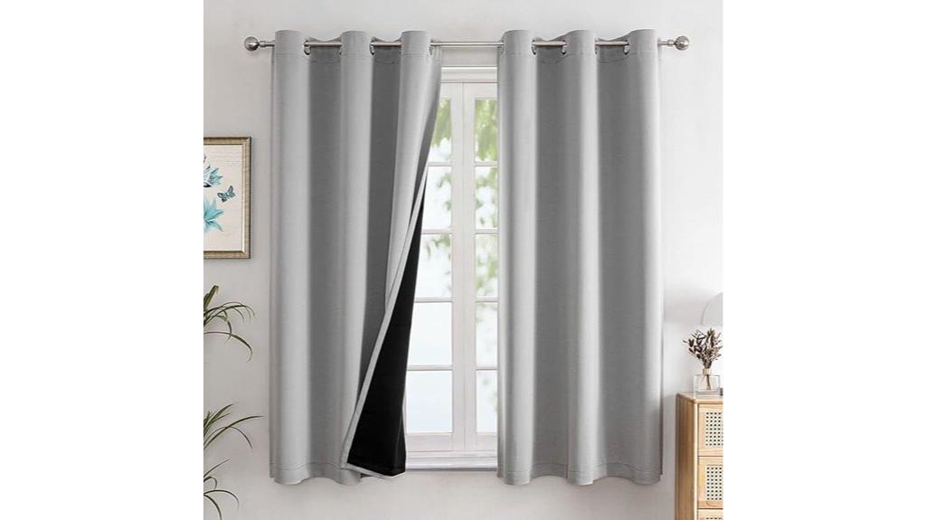 blackout curtain panels set