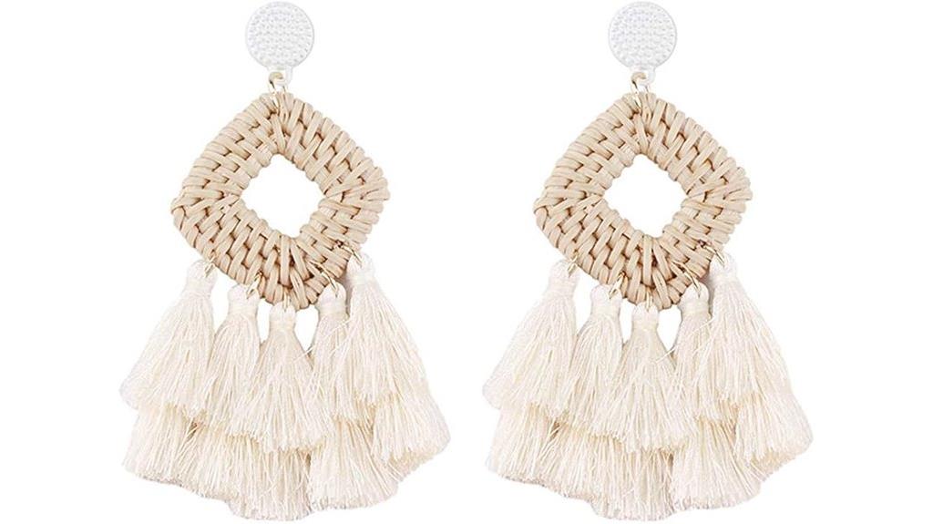 bohemia tassel dangle earrings