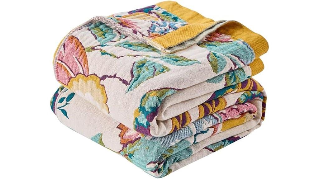 bohemian bed throw blanket