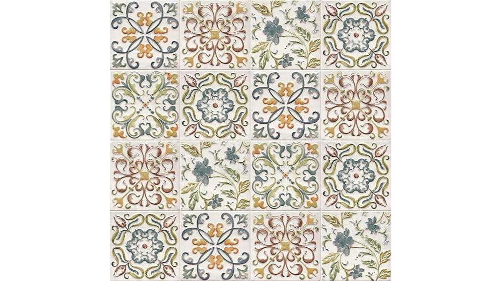 bohemian faux tile contact